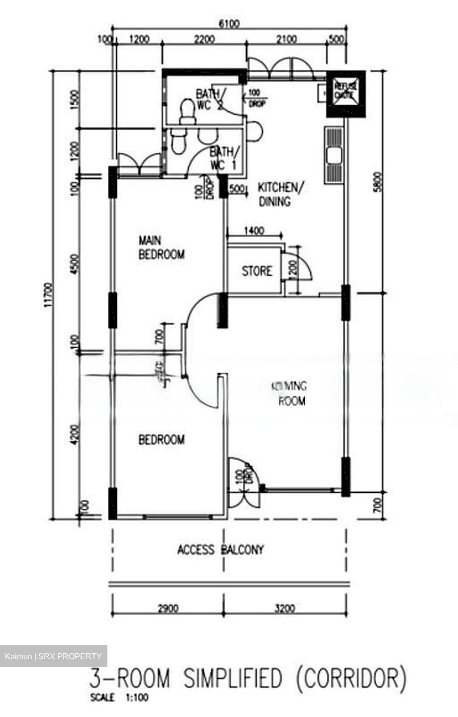 Blk 110 Chong Pang Garden (Yishun), HDB 3 Rooms #501920951